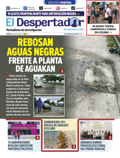 Portada de El Despertador de Quinatana Roo