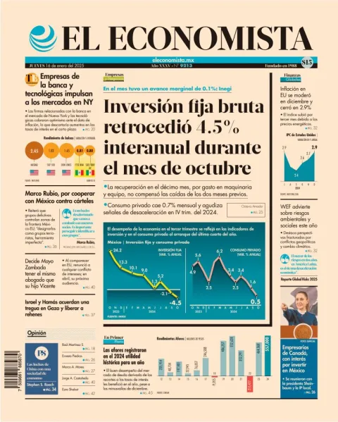 Portada de El Economista
