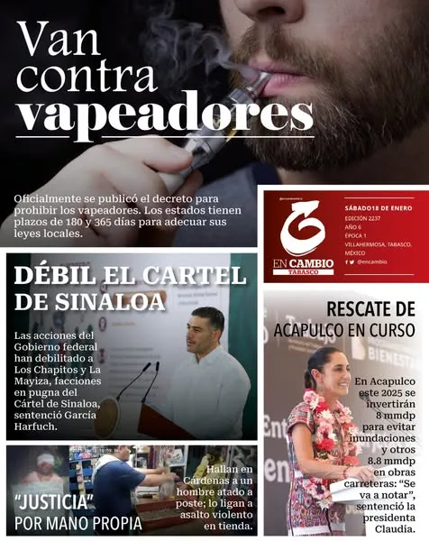 Portada de En Cambio - Tabasco (contraportada)
