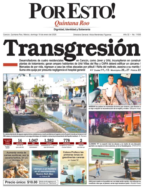 Portada de Por Esto (quintana Roo Cancun)