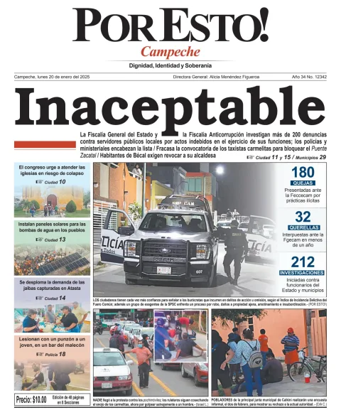 Portada de Por Esto (campeche)