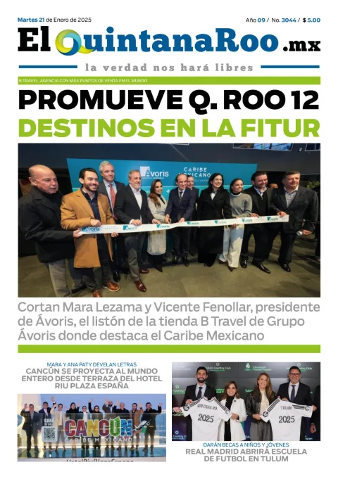 Portada de El Quintana Roo (portada)