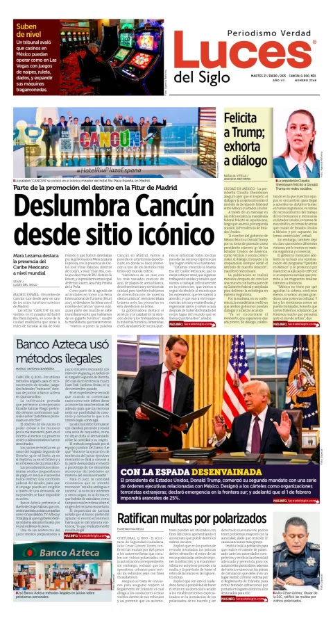 Portada de Luces del Siglo