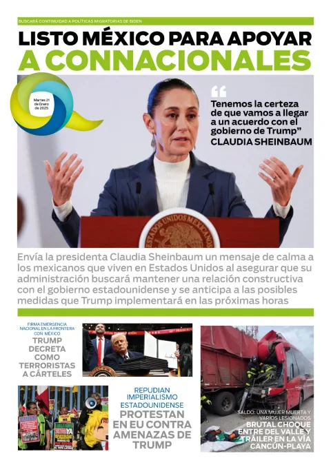 Portada de El Quintana Roo (contraportada)