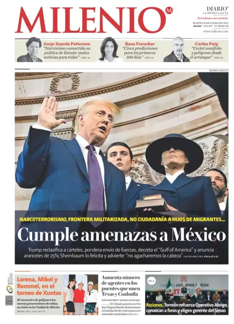 Portada de Milenio Laguna