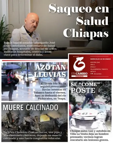Portada de En Cambio - Tabasco (contraportada)