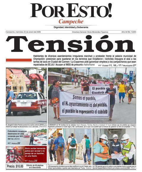 Portada de Por Esto (campeche)