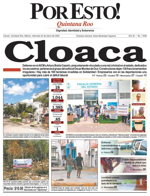 Portada de Por Esto (quintana Roo Cancun)