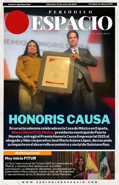 Portada de Periodico Espacio (portada) del 2025-01-22