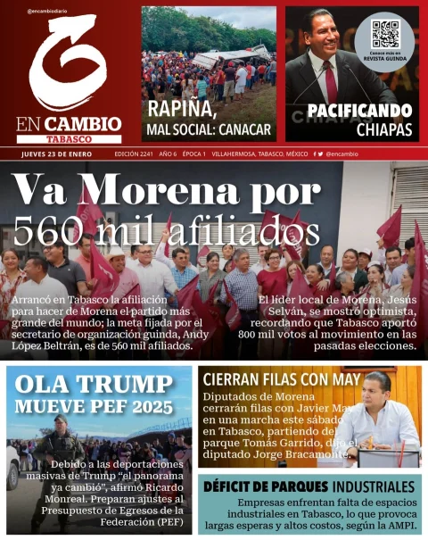 Portada de En Cambio - Tabasco (contraportada)