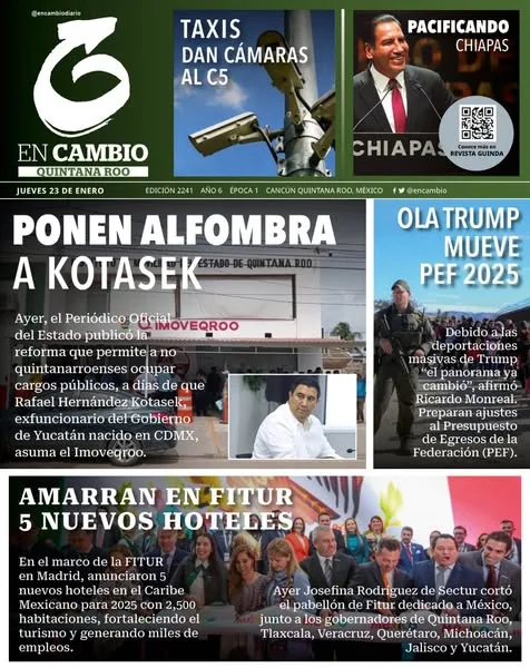 Portada de En Cambio - Quintana Roo (portada)