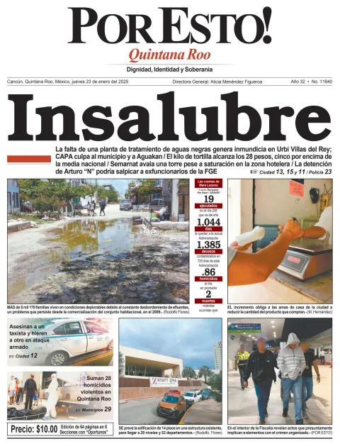 Portada de Por Esto (quintana Roo Cancun)