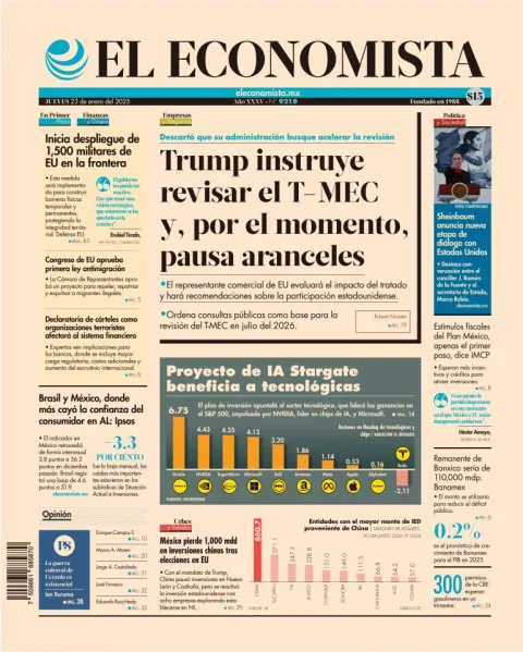 Portada de El Economista