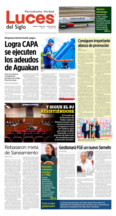 Portada de Luces del Siglo