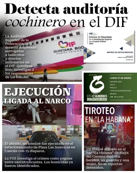 Portada de En Cambio - Quintana Roo