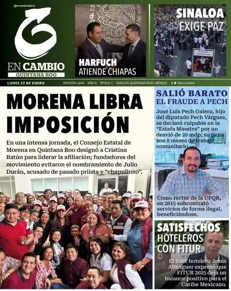 Portada de En Cambio - Quintana Roo (portada)