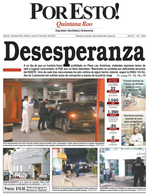 Portada de Por Esto (quintana Roo Cancun)