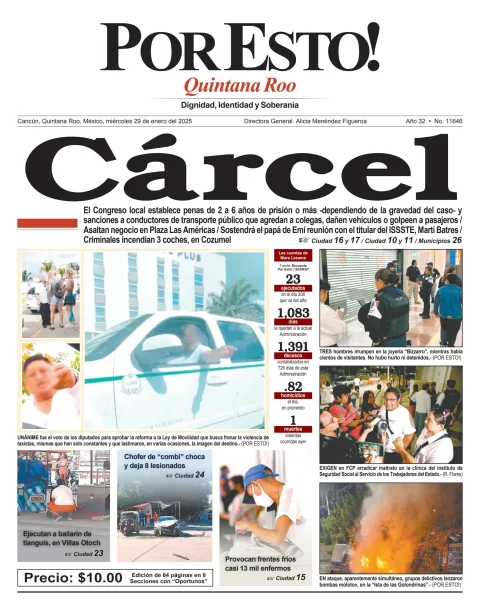 Portada de Por Esto (quintana Roo Cancun)