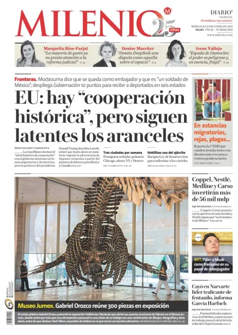 Portada de Milenio