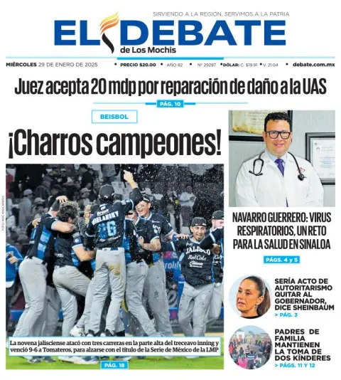 Portada de El Debate de los Mochis