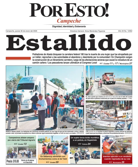 Portada de Por Esto (campeche)