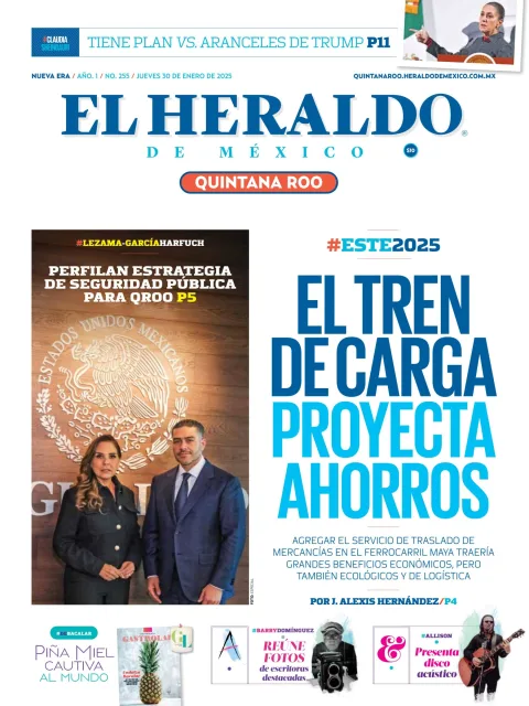 Portada de El Heraldo de Mexico - Quintana Roo