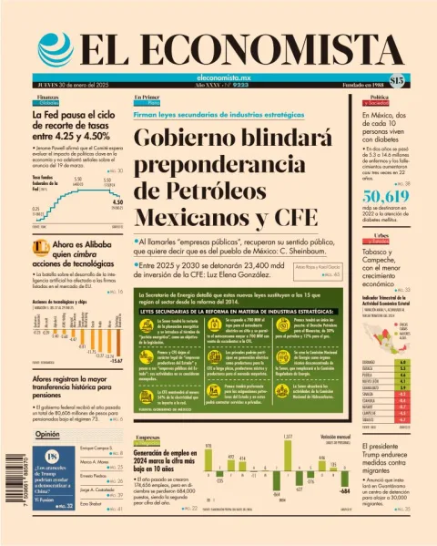 Portada de El Economista