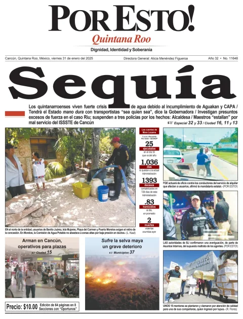 Portada de Por Esto (quintana Roo Cancun)