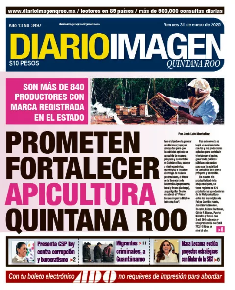 Portada de Diario Imagen Quintana Roo