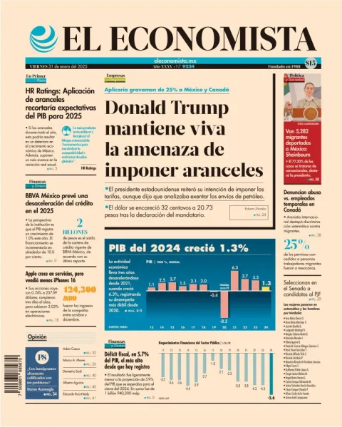 Portada de El Economista
