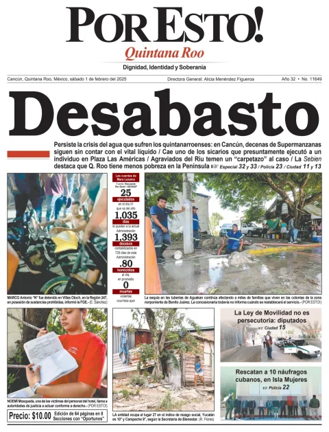 Portada de Por Esto (quintana Roo Cancun)