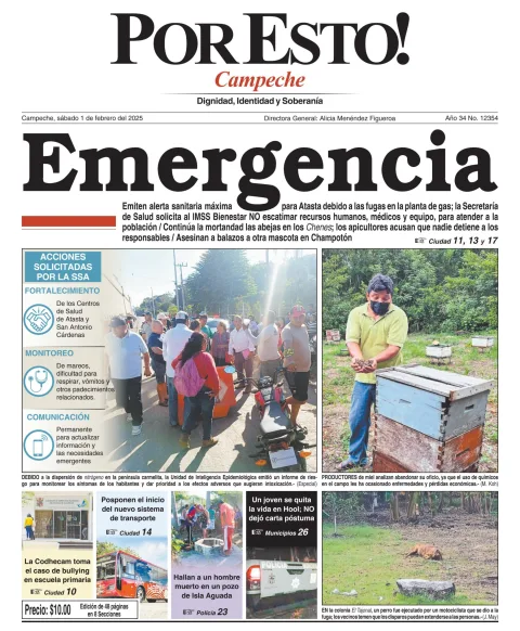 Portada de Por Esto (campeche)