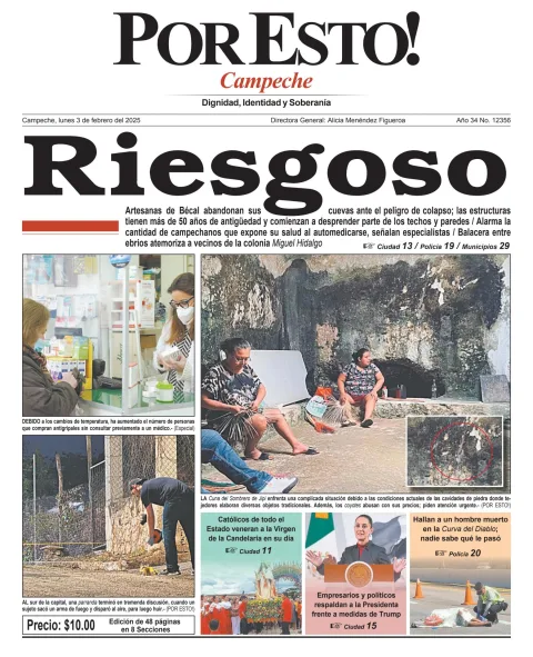 Portada de Por Esto (campeche)