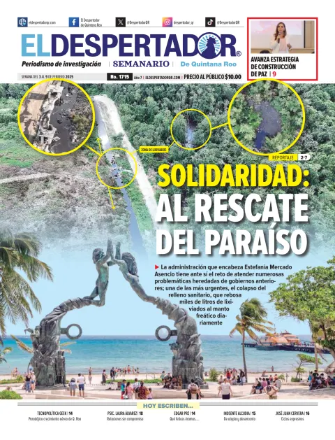 Portada de El Despertador de Quinatana Roo