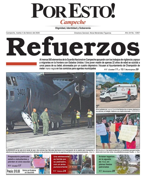 Portada de Por Esto (campeche)