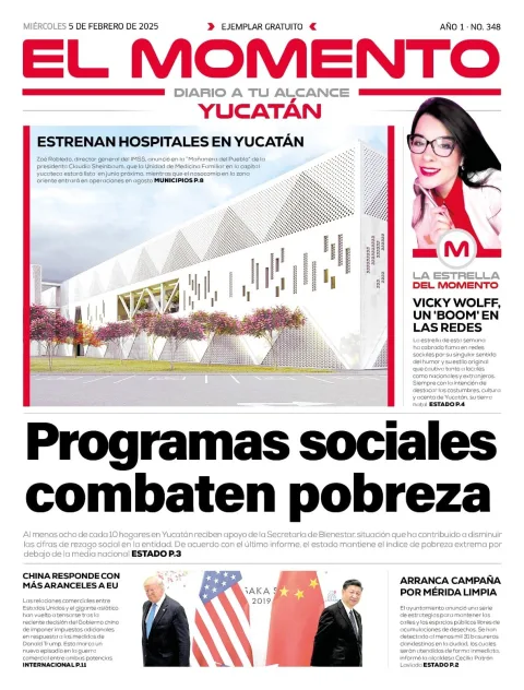 Portada de El Momento Yucatan