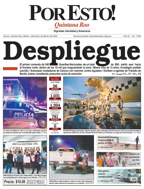 Portada de Por Esto (quintana Roo Cancun)