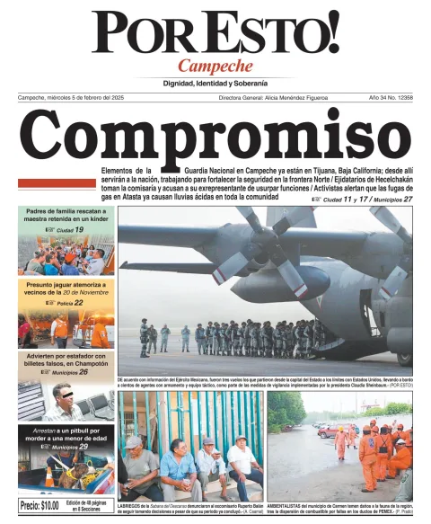 Portada de Por Esto (campeche)