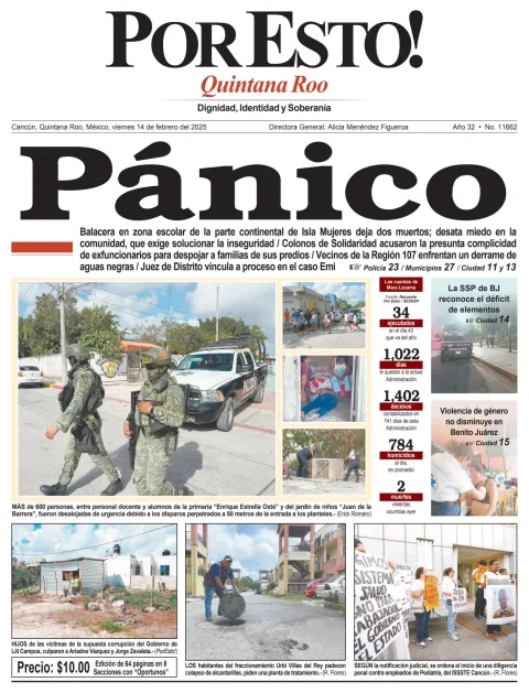 Portada de Por Esto (quintana Roo Cancun)