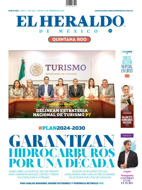 Portada de El Heraldo de Mexico - Quintana Roo