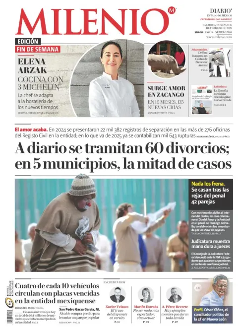 Portada de Milenio Edo de México
