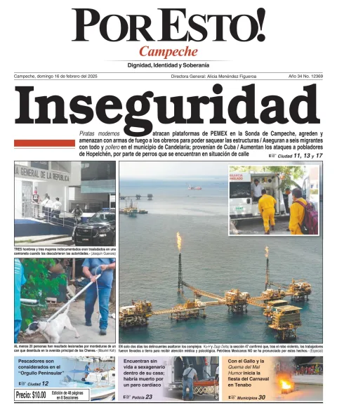 Portada de Por Esto (campeche)