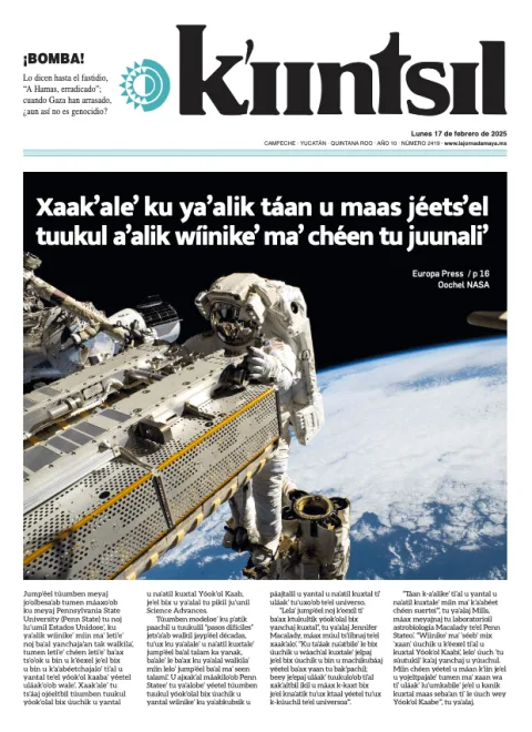 Portada de La Jornada - Kiintsil