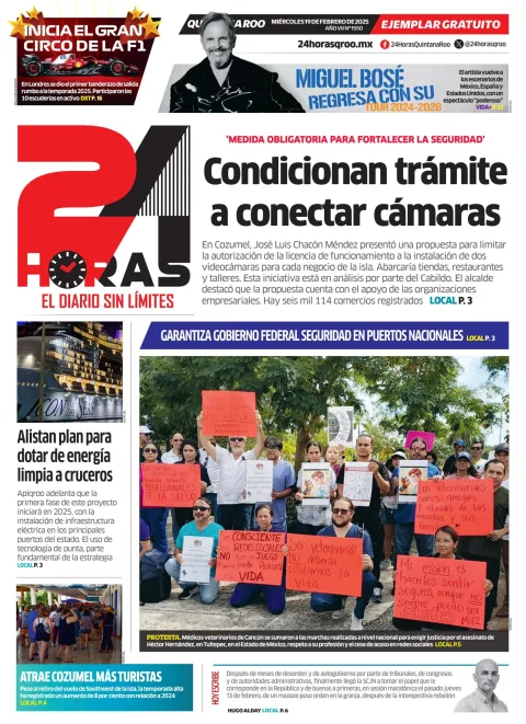 Portada de 24 Horas Quintana Roo