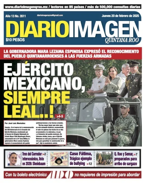Portada de Diario Imagen Quintana Roo