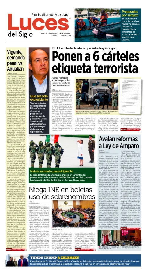 Portada de Luces del Siglo