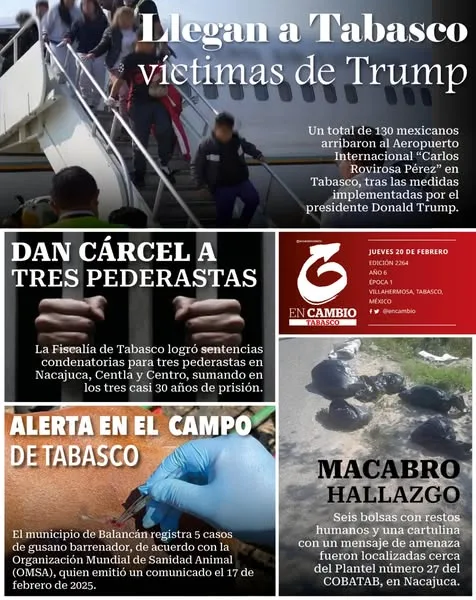 Portada de En Cambio - Tabasco (contraportada)