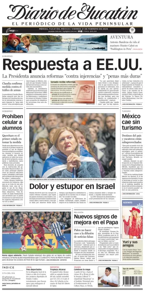Portada de Diario de Yucatán