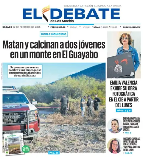 Portada de El Debate de los Mochis