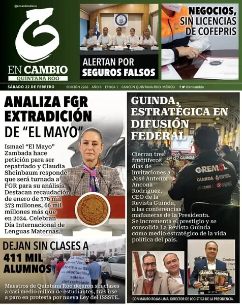 Portada de En Cambio - Quintana Roo (portada)
